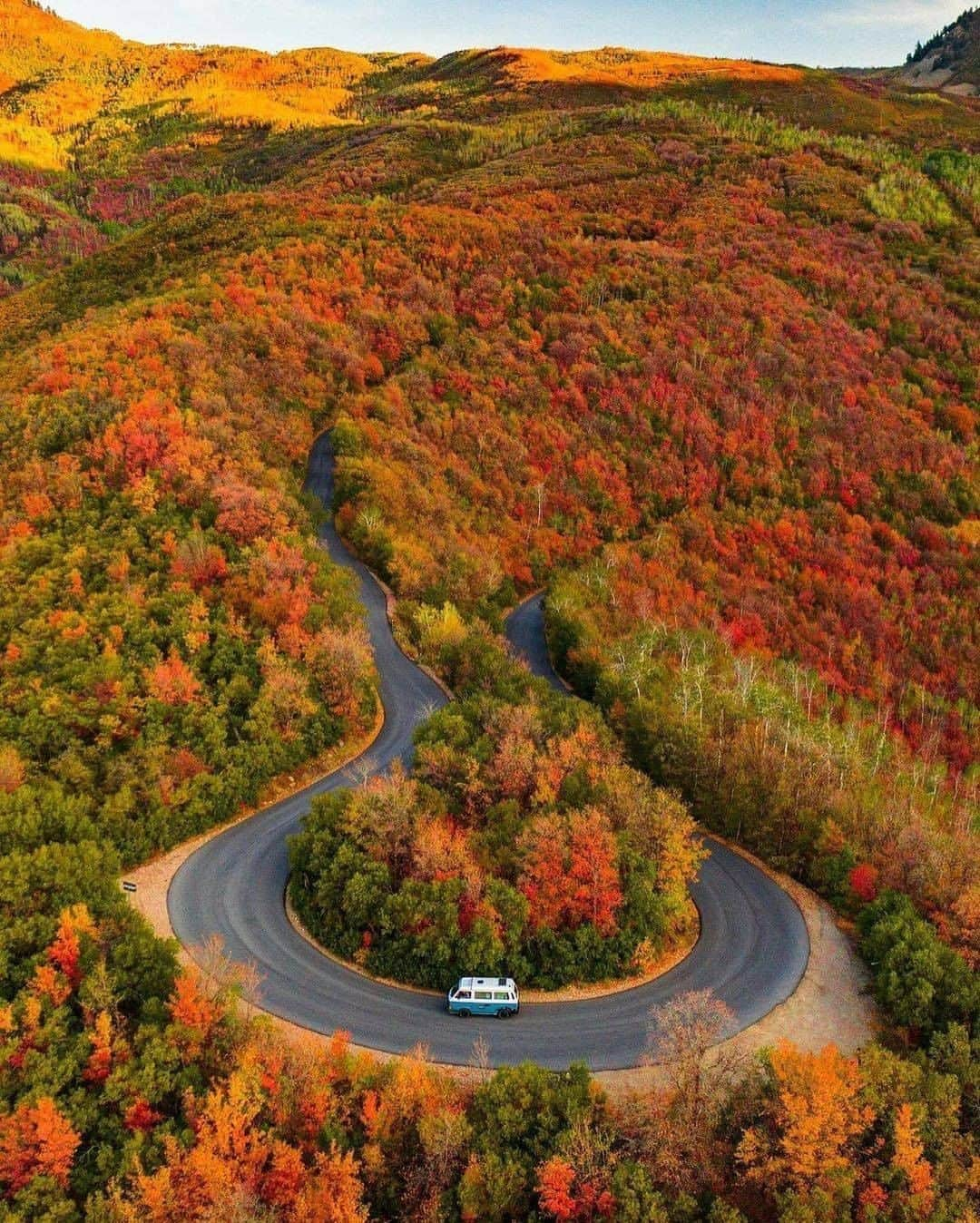 Discover Earthさんのインスタグラム写真 - (Discover EarthInstagram)「Who would you ride on a road trip with? 🛣️ #discovertheroad with @nathanleeallen  . . . .  #newhampshire  #nh  #whitemountains  #603  #newengland  #roadtrip  #ontheroad  #road  #camping  #vanlife  #roadtrippin #fall #autumn」11月1日 21時00分 - discoverearth