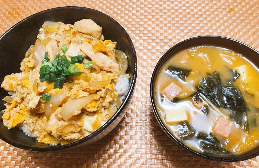 塩原康孝のインスタグラム：「いつだかの親子丼  #料理記録  #料理男子  #料理」