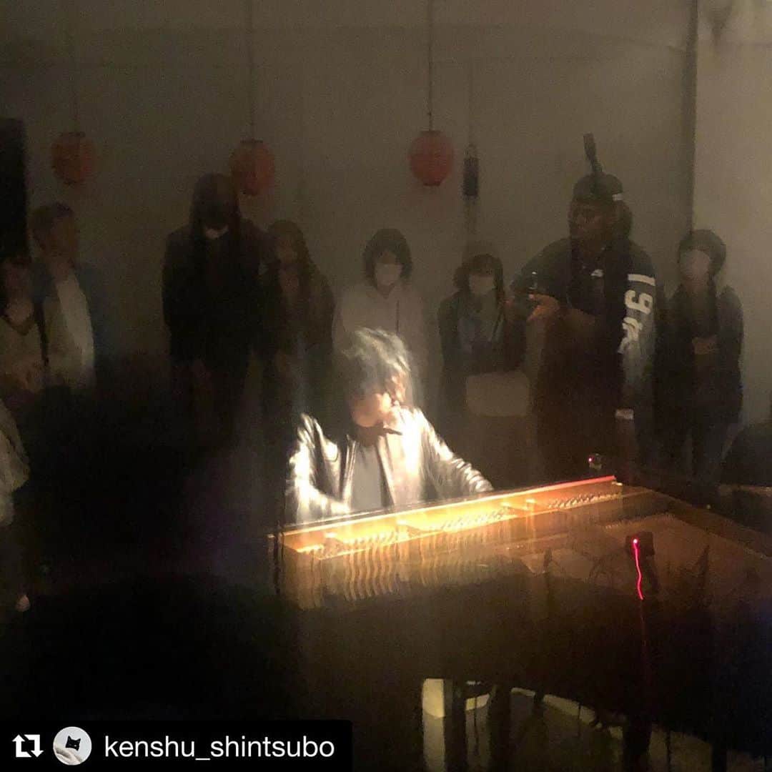 渋谷慶一郎のインスタグラム：「#Repost Picture by @kenshu_shintsubo」