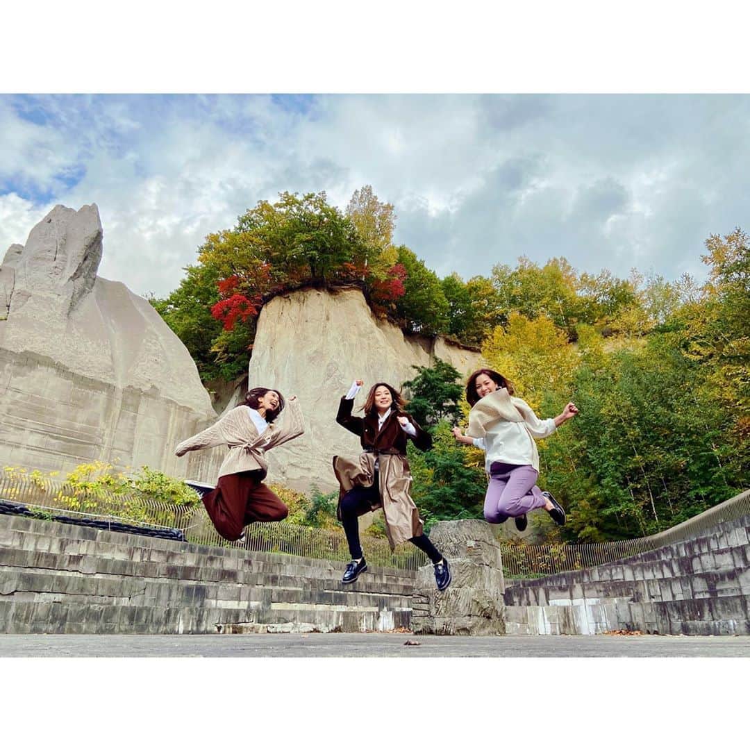 芳賀愛華のインスタグラム：「. ブラキタのオフショット📸💓 石山緑地映えスポットがたくさん😍👍 . . . #ブラキタ#石山緑地#donkmodel」