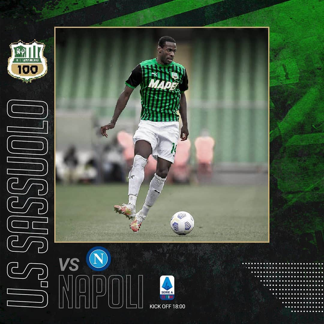 ペドロ・オビアングのインスタグラム：「🟢 MATCH DAY ⚫️ vs. Napoli ✈️  18:00 ⏰  Serie A 📈  #ForzaSasol #Sasol100 #SerieA #italia #italy #football #futbol」