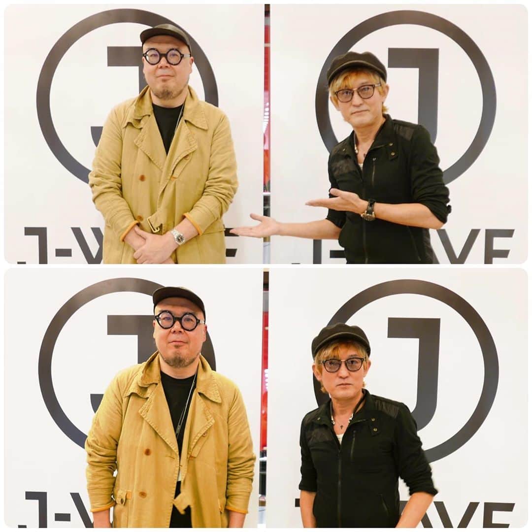 スガシカオのインスタグラム：「今夜もJ-WAVEを聴いていただきありがとうございました  FPM田中知之さんとの同い年トーク なんか楽しかったねー 今度、美味しい店に連れて行ってもらおっと！  来週のドライブパートナーは 話題のシンガーソングライター ヒグチアイ さんですよ  お楽しみに！」