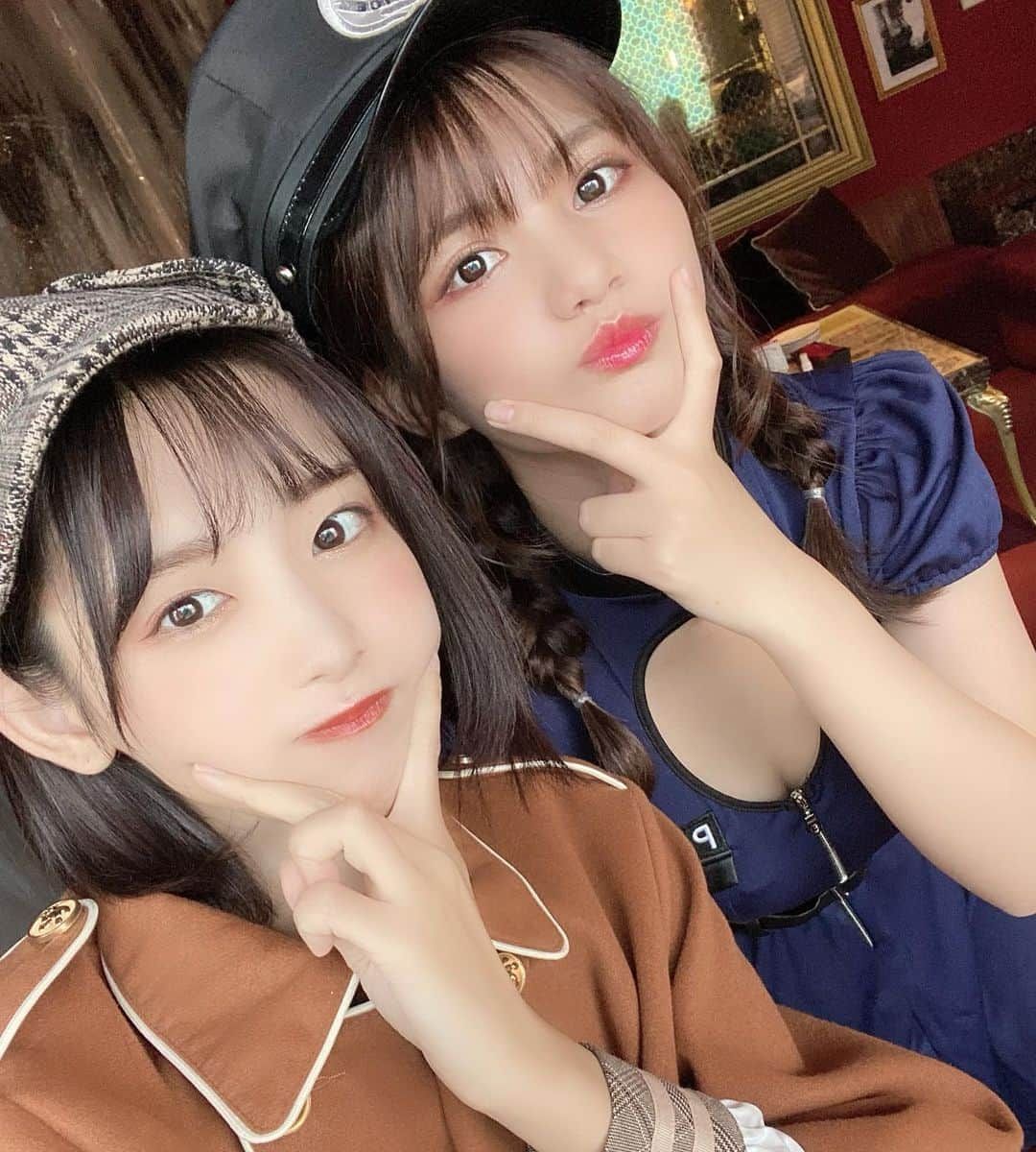 水湊みおさんのインスタグラム写真 - (水湊みおInstagram)「ぽんみお🕵️‍♀️👮‍♀️」11月1日 23時20分 - minato__mio