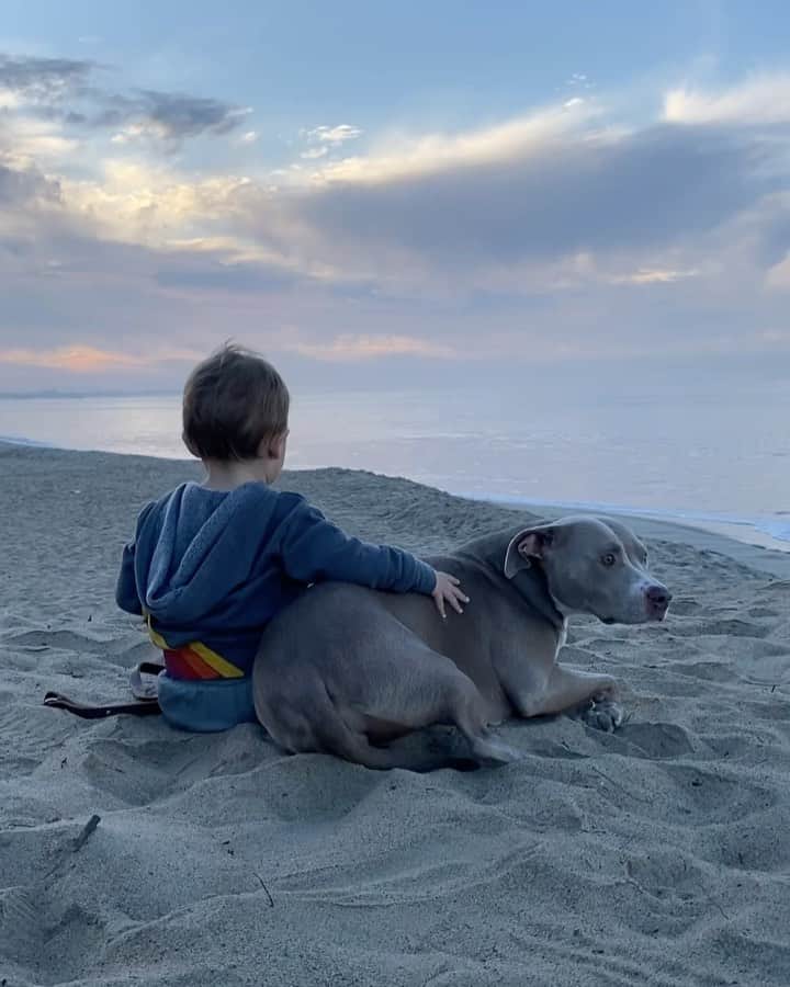 ジャクリーン・マッキネス・ウッドのインスタグラム：「Take 3 deep breaths, release the tension from the front of your forhead and your shoulders....ahhhhhh.... 6:30 am ~ watching the sunrise and a full moon all at the same time. 🦋」