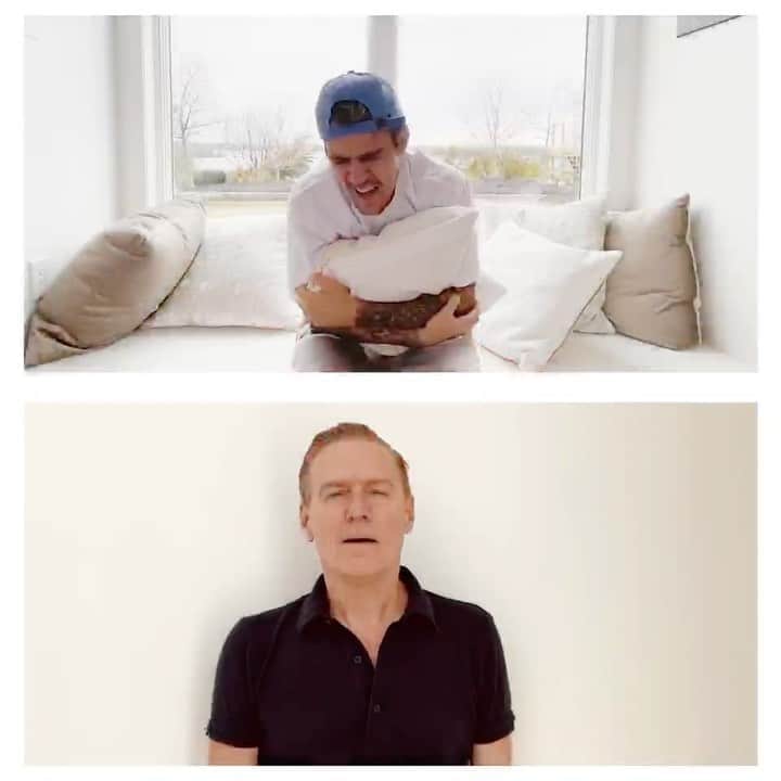 ブライアン・アダムスのインスタグラム：「As the world is still working together to fight COVID-19, if you watch, stream or download ‘Lean On Me’ by @ArtistsCAN you’re helping The Canadian Red Cross and their COVID-19 relief efforts. 100% of proceeds from the single go to the cause. #artistscanleanonme #fuckcovid19」