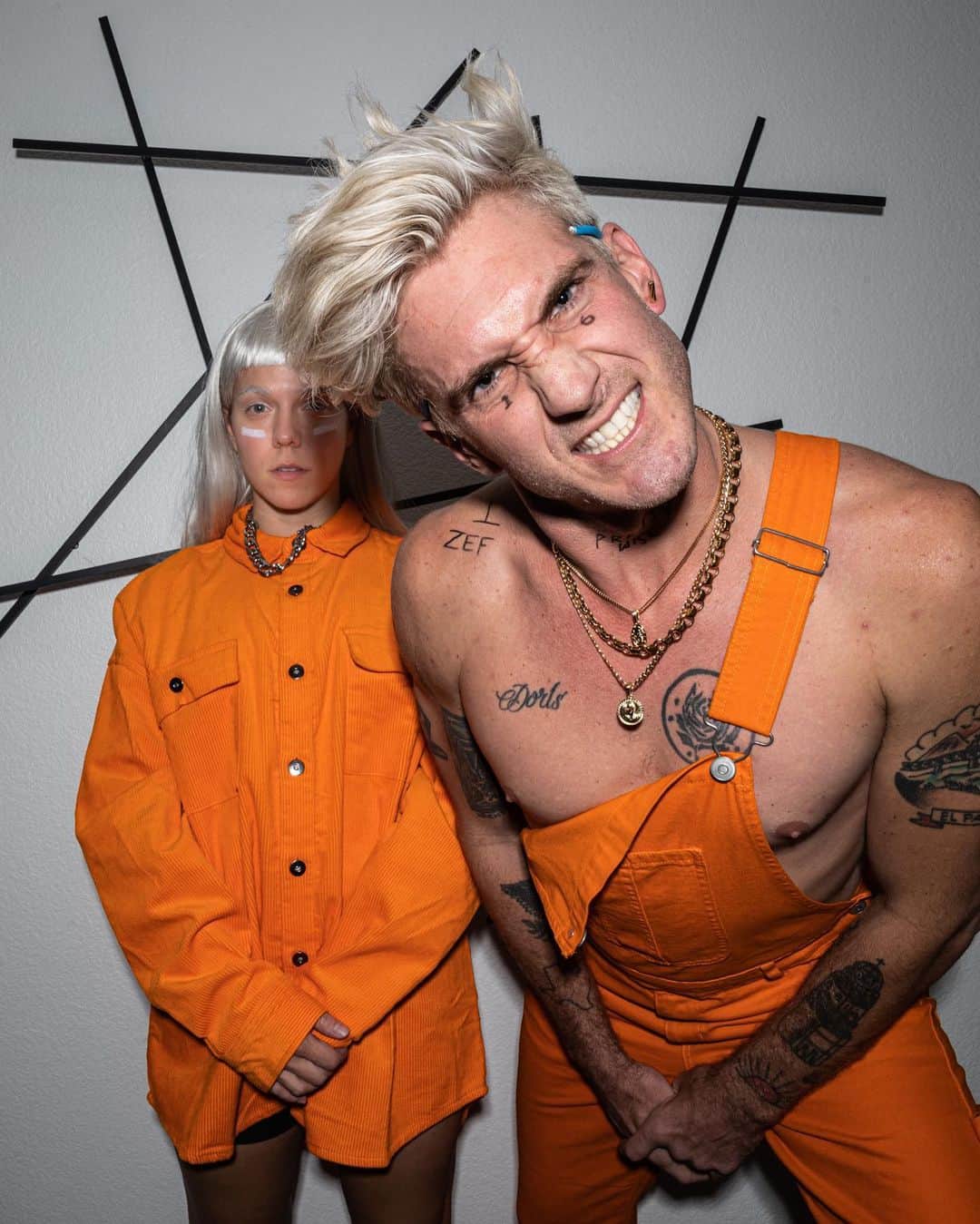 キンバリー・ペリーのインスタグラム：「“i fink u freeky and i like you a lot” #halloween2020 #dieantwoord」