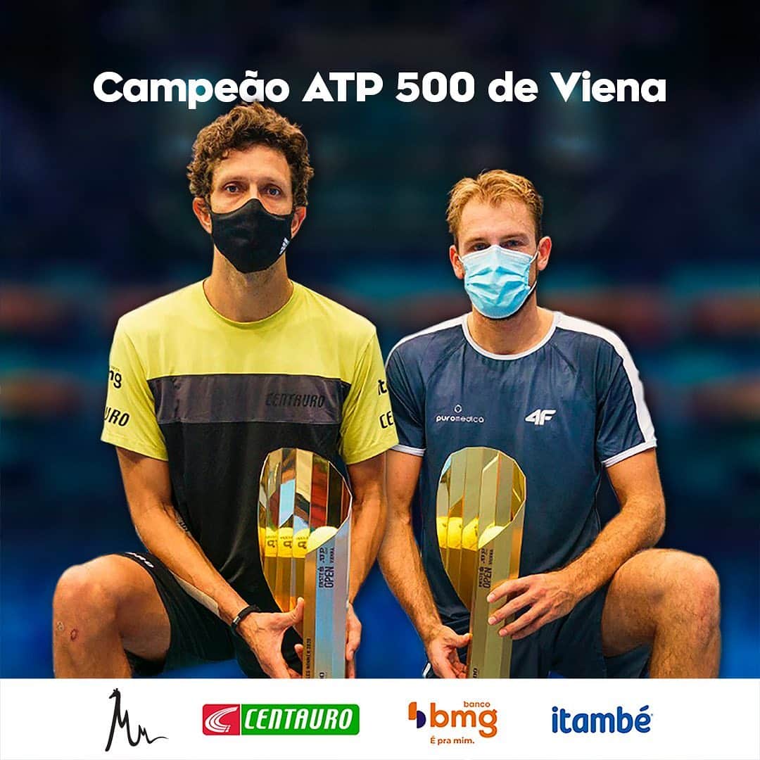 マルセロ・メロさんのインスタグラム写真 - (マルセロ・メロInstagram)「Vaaamos !! ATP500 Vienna !! . . Now 35 👉🏻🏆😁」11月2日 0時22分 - marcelomelo83
