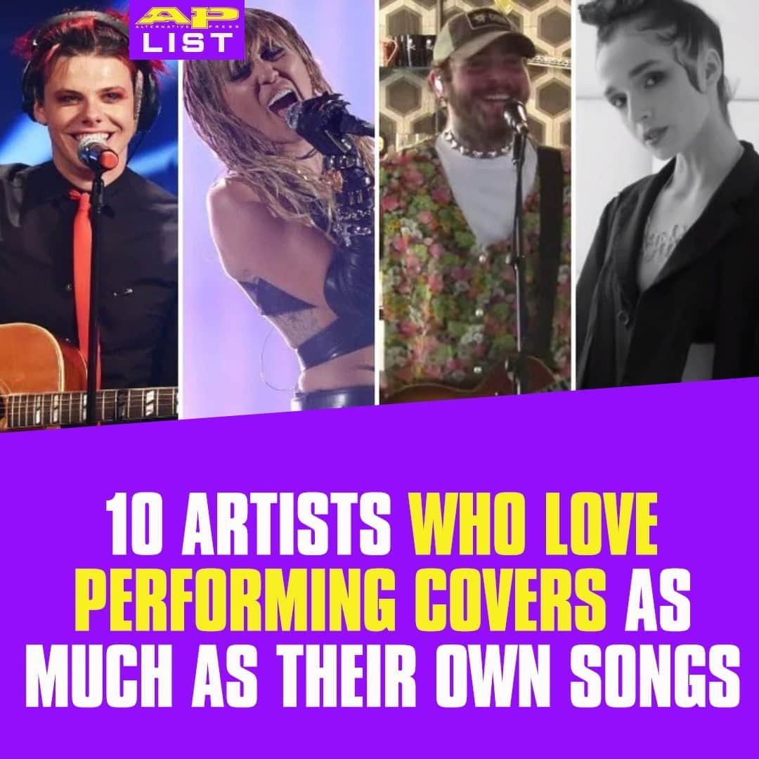 Alternative Pressさんのインスタグラム写真 - (Alternative PressInstagram)「WATCH: @yungblud and @MileyCyrus are among the musicians who regularly take on covers of artists such as ⁠ @Metallica and @taylorswift for their own unique twist⁠ LINK IN BIO⁠ .⁠ .⁠ .⁠ #yungblud #mileycyrus #metallica #taylorswift #coversongs #altpress #alternativepress」11月2日 6時01分 - altpress
