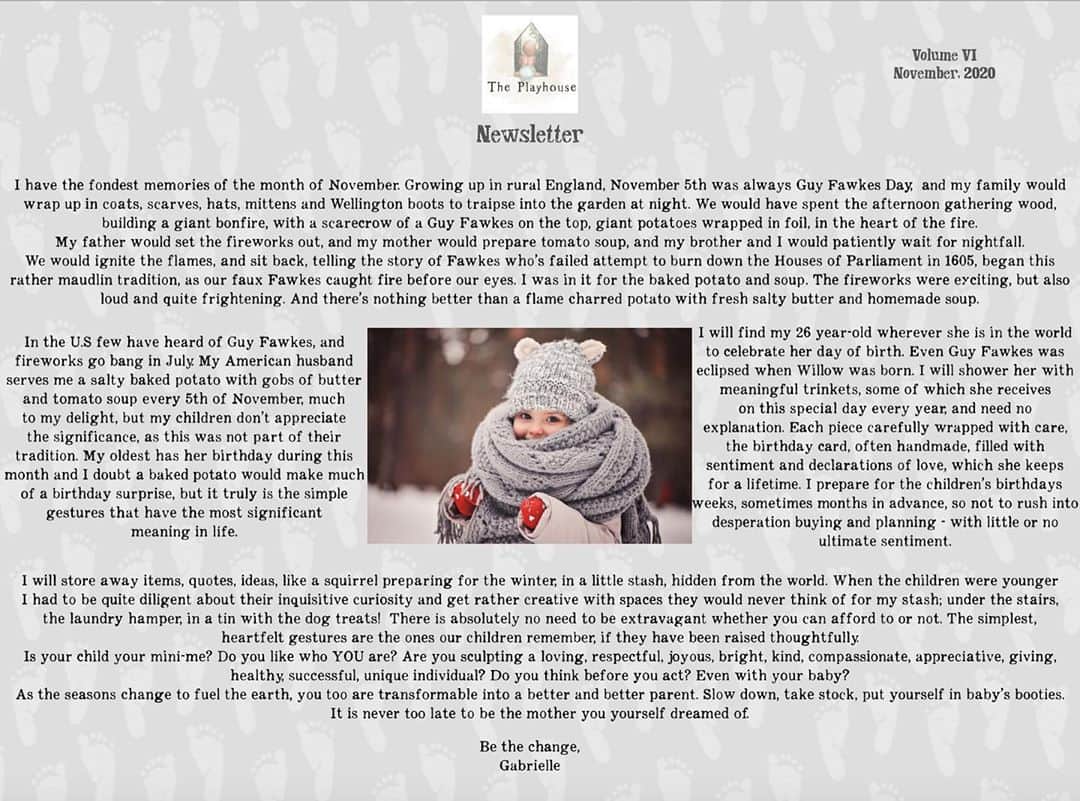 ガブリエル・アンウォーのインスタグラム：「The November Newsletter is here! @theplayhouse20 ThePlayhouse.org @shareefmalnik」