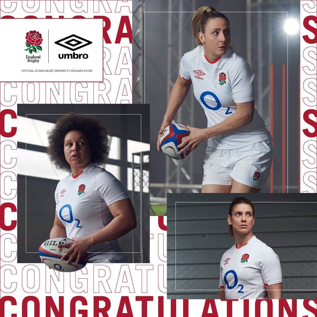 UMBROさんのインスタグラム写真 - (UMBROInstagram)「A perfect finish to an incredible weekend. Congratulations to @EnglandRugby on securing the @WomensSixNations Grand Slam 🏆 🏉 🌹.  #TriedAndTested #Umbro #UmbroRugby #Rugby  #RedRoses」11月2日 3時55分 - umbro