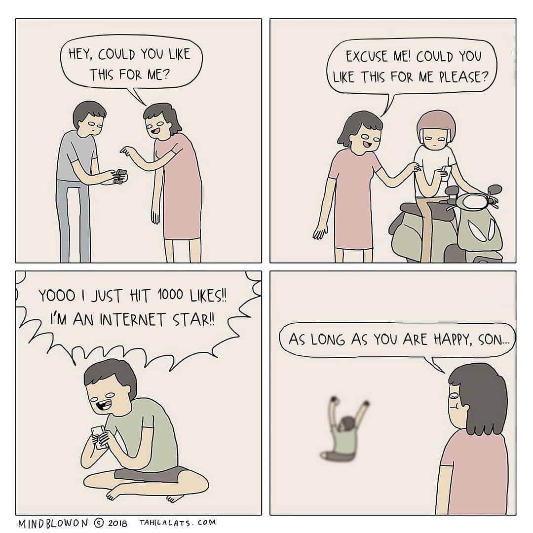 9GAGさんのインスタグラム写真 - (9GAGInstagram)「What’s the meaning of “likes” to you?  Follow @doodles - By @mindblowoncomics - #comics #doodles」11月2日 14時00分 - 9gag