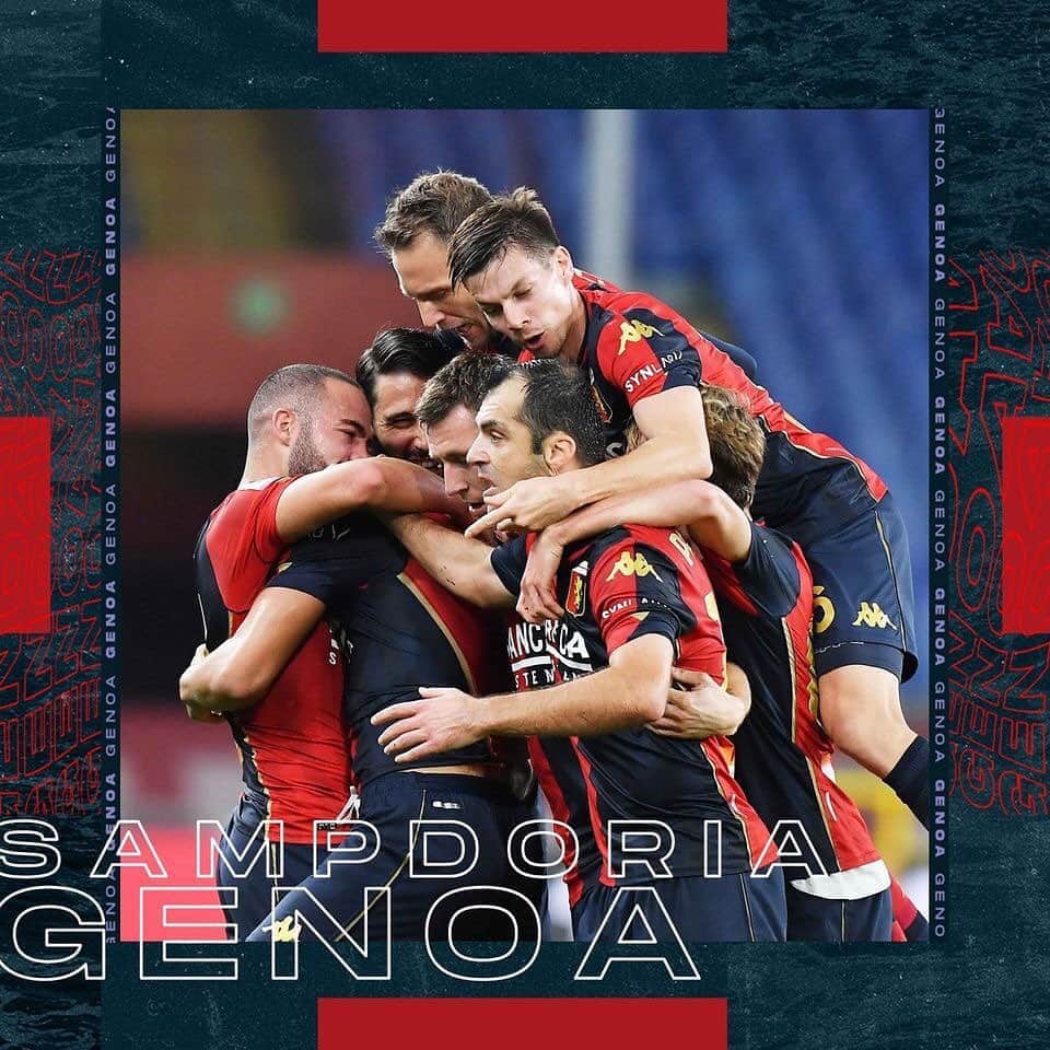 ジェノアCFCさんのインスタグラム写真 - (ジェノアCFCInstagram)「🔴🔵 #SampdoriaGenoa 1⃣-1⃣  👊 Un punto di lotta, un punto da Grifoni.」11月2日 7時03分 - genoacfc