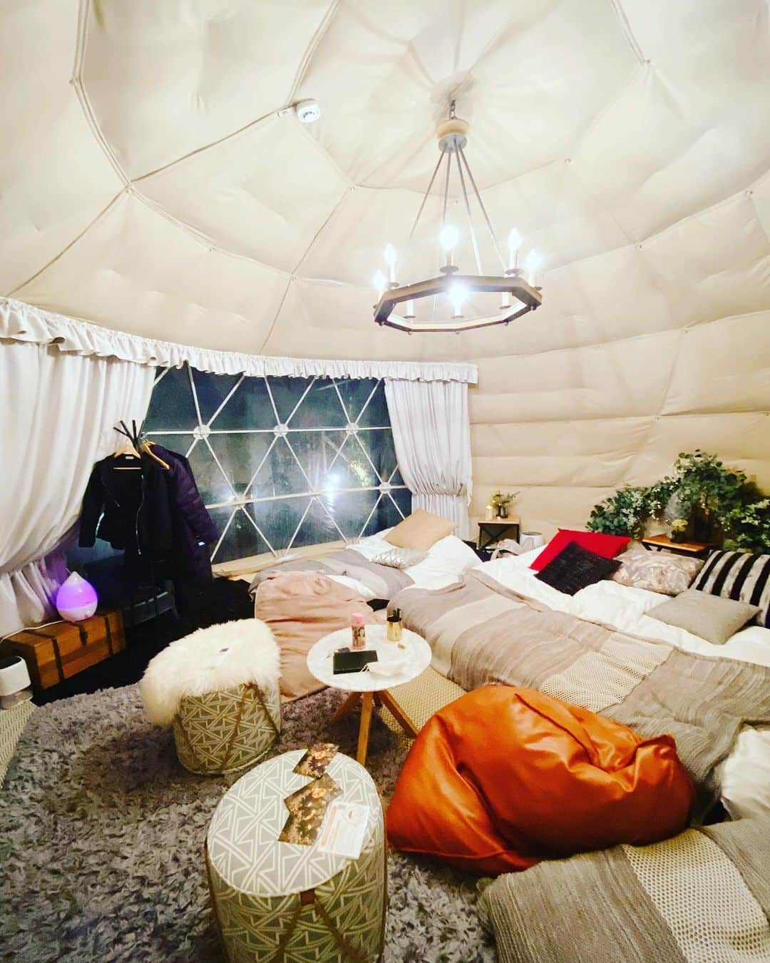 のインスタグラム：「楽しかったよ💓 グランピング✨✨ - - #glamping #🎪 #trip #familytime」