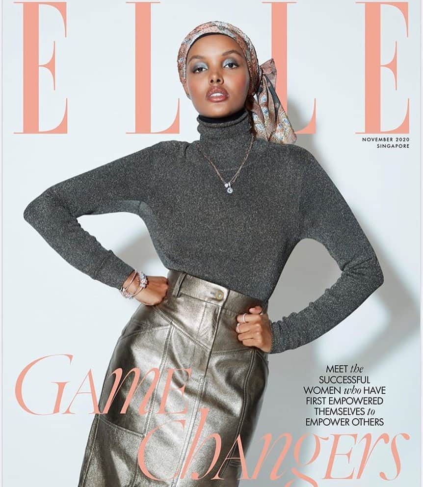 IMG Modelsさんのインスタグラム写真 - (IMG ModelsInstagram)「Change the Game. 🔄 @halima covers @ellesingapore. #📷 @ben_lamberty #👗 @katemoroneystylist #⭐️ #IMGstars」11月2日 9時48分 - imgmodels