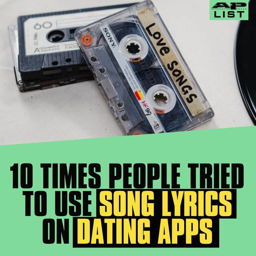 Alternative Pressさんのインスタグラム写真 - (Alternative PressInstagram)「If they don’t know these lyrics from @blink182, ⁠ @seawayband or @ModernBaseball, swipe left⁠ LINK IN BIO⁠ .⁠ .⁠ .⁠ #datingapps #tinder #bumble #blink182 #seaway #modernbaseball #altpress #alternativepres」11月2日 10時01分 - altpress