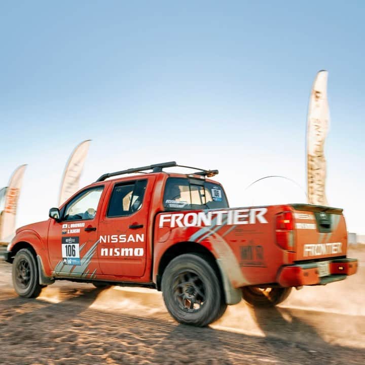 のインスタグラム：「Take off-road into overdrive. #NissanFrontier #RebelleRally」