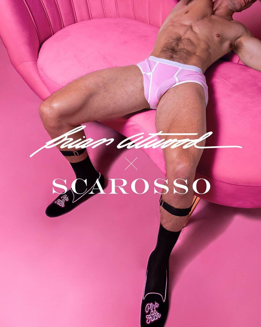 のインスタグラム：「All Dressed up & nowhere to go. @henrybrintoncoxe  Photographed by @harolbaezstudio for my collaboration with @scarosso @pietronolita to help raise $$$ for Breast Cancer. To purchase velvet slippers go to link in my bio.  Hair: @benskervin Makeup: @makeupmark」
