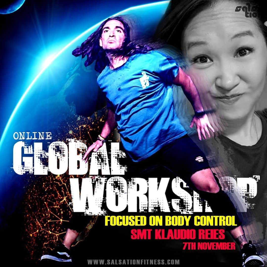 クラウディオ・リースのインスタグラム：「tremendously happy to have you in my workshop my dear @seijojodance29 without a doubt it will be a great online activity, from Singapore 🇸🇬 to the world together !!!!  don't wait any longer and sign up at salsationfitness.com  #salsation #klaudioreies」