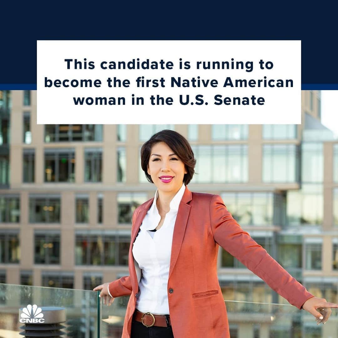 CNBCさんのインスタグラム写真 - (CNBCInstagram)「Idaho native and politician Paulette Jordan is hoping to bring a lot of change to her home state this November.⁠ ⁠ As the Democratic nominee for Idaho’s Senate seat, she will be Idaho’s first female senator and the first Native American woman in U.S. Senate history if she wins.⁠ ⁠ A member of the Coeur D’Alene Tribe, Jordan, 40, grew up on a reservation in Idaho where she learned about leadership and protecting her community’s land and resources at a young age. Both of her grandparents, she tells @CNBCMakeIt, were chiefs, and they led negotiations on government affairs and executive orders for members of her tribe. Some of these negotiations, she says, included “protecting our sovereign rights to access natural resources” and protecting her tribe’s land bases.⁠ ⁠ “Really, it’s all about tribal sovereignty, independence and protecting our way of life,” she explains. “I was raised up with the mindset of being very driven to be economically sovereign and having this sovereign voice when it comes to protecting our land and having our natural resources be stewards of the environment.”⁠ ⁠ Learn more about Jordan at the link in bio.」11月2日 12時00分 - cnbc