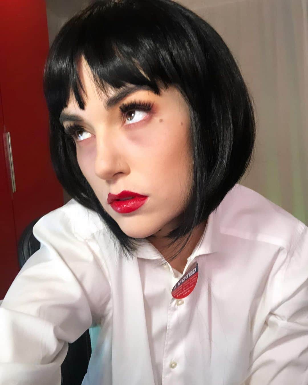 サーシャ・グレイさんのインスタグラム写真 - (サーシャ・グレイInstagram)「Halloween 2020 which was your favorite? 1- Freddie Mercury (QUEEN Montreal 1981 SHOW) 2- Mia Wallace (Pulp Fiction) 3- Wednesday Addams (Addams Family) 4- The Shining Twins  This was the first time in five years that I didn’t ONLY dress as a man, by the way!」11月2日 12時49分 - sashagrey