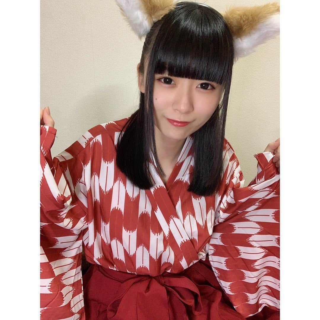 橋本美桜さんのインスタグラム写真 - (橋本美桜Instagram)「和服と狐の最強コラボです🦊」11月2日 13時12分 - mio_ebichan