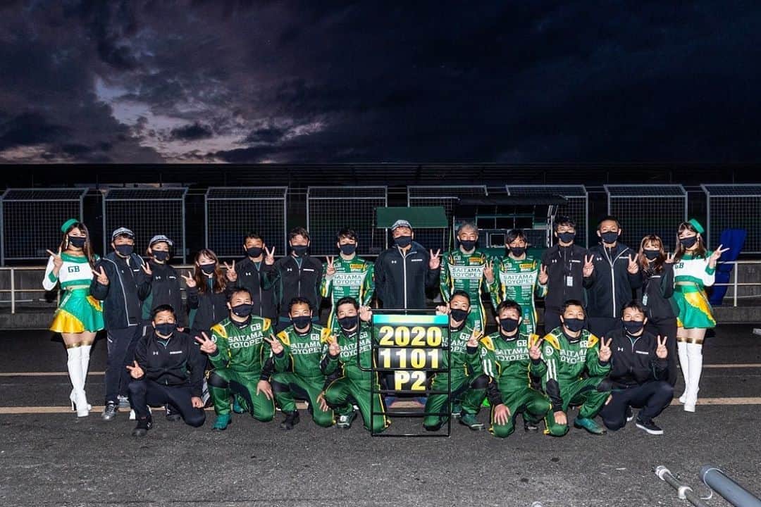 熊林保奈美のインスタグラム：「* . SUPER耐久 第3戦 岡山国際サーキット 埼玉トヨペットGreen Braveは ST-3クラス3番手スタートからの 2位チェッカーでした😊🏁 応援ありがとうございました💚 . マシンの速さも大事だけど、 作戦とチーム力も大事なんだと 改めて思ったレースでした😌 皆様お疲れ様でした✨ . . * #埼玉トヨペット #埼玉トヨペットgreenbrave #GreenBrave #crownrs #埼玉トヨペットサポーターズ #s耐 #s耐岡山」