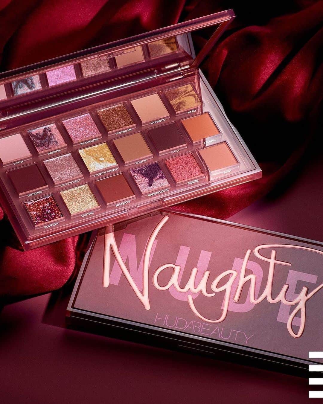 Huda Kattanさんのインスタグラム写真 - (Huda KattanInstagram)「❤️❤️❤️ repost @sephora  Who needs an SO for cuffing season when the new @hudabeauty Naughty Nude Palette has plenty of shades to fall for? 😻 The palette’s sultry matte and shimmer long-lasting eyeshadows blend seamlessly for the times you want to dress up…or dress down 👀 Only at Sephora.  Tune in to our Beauty Chat Room IG LIVE tomorrow at 8am PT as Huda chats with us on how she feels empowered and confident with and without makeup.」11月2日 23時35分 - hudabeauty