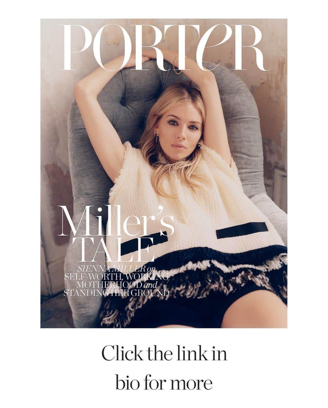 PORTER magazineさんのインスタグラム写真 - (PORTER magazineInstagram)「From her recent succession of powerful performances to her bold stand for fair pay and treatment on set, #SiennaMiller is holding her own in Hollywood. So why does she still feel like an imposter? At the link in bio, the British actor talks about self-worth, validation and getting comfortable with having difficult conversations. Shot by @juliettecassidy and styled by @hels_broadfoot」11月2日 23時59分 - portermagazine