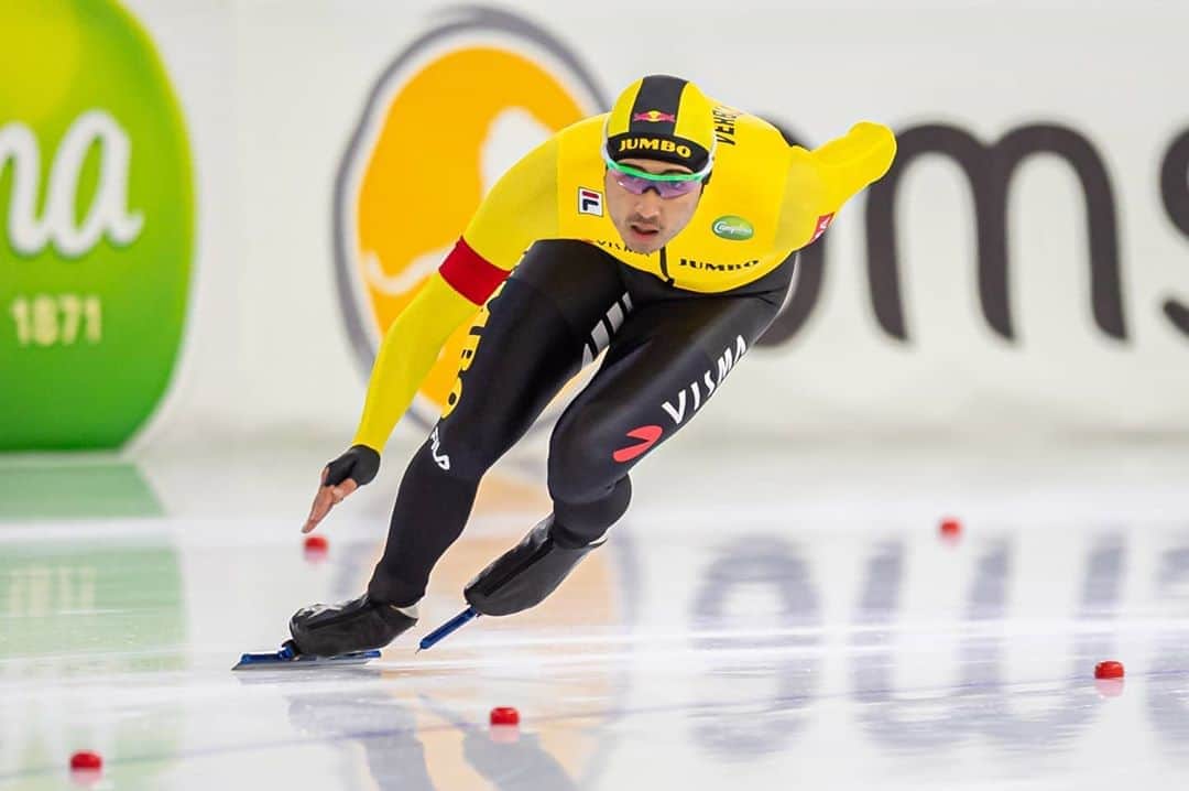 開フェルバイのインスタグラム：「Na een wat moeizame start van het seizoen ben ik tevreden met mijn races🥈🥉. Genoeg dingen om aan te werken! Op naar het Daikin NK sprint #jumbovisma_ice #daikinnkafstanden」