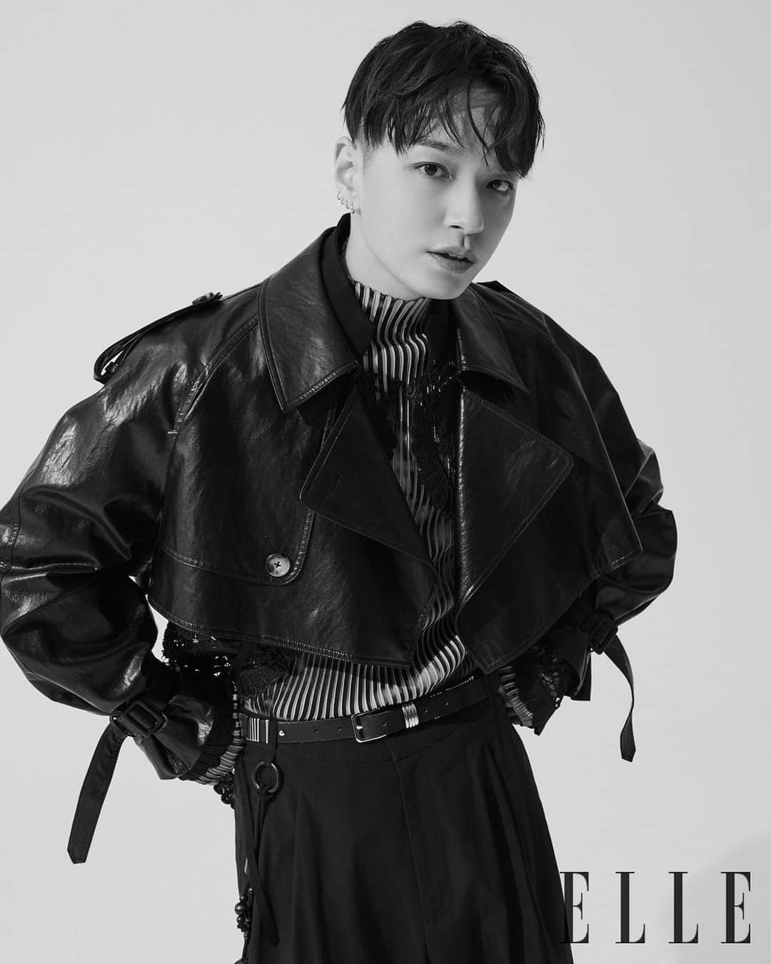 サイモンD のインスタグラム：「화보바보 with @ellekorea @code_kunst @heybiblee @leejehoon_official @jannabijh and #박정민」