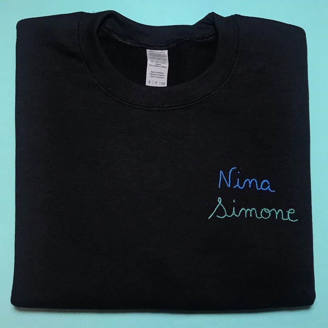 Sisterさんのインスタグラム写真 - (SisterInstagram)「-Pauline Now on sale-  Sweatshirt “Nina Simone”/Black ¥16,000 (+tax)  We began to order in easy way for oversea customers. Please check it. https://sister-tokyo.com  #pauline #sister_tokyo #ninasimone」11月2日 18時26分 - sister_tokyo