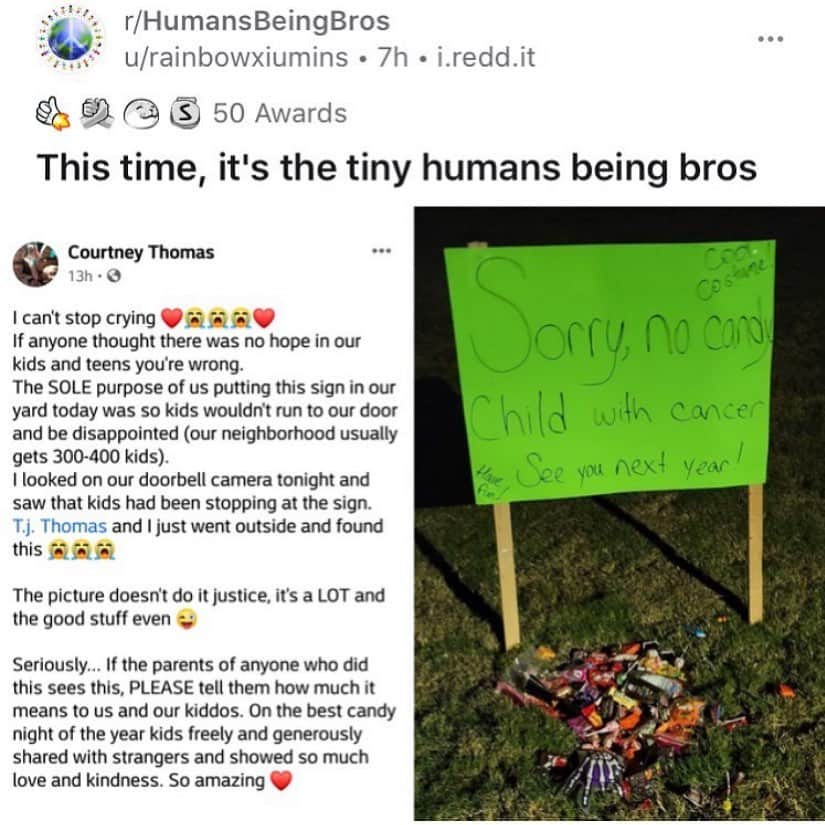 Average Parent Problemsのインスタグラム：「The world needs more of this 😭😭😭 Found on @wholesome_planet via Reddit」