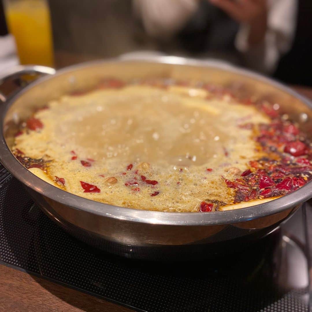 今井夏帆さんのインスタグラム写真 - (今井夏帆Instagram)「美味しいご飯載せとく、、お腹すいた、、、火鍋が一番好きです、、、」11月2日 18時38分 - babysantokyo