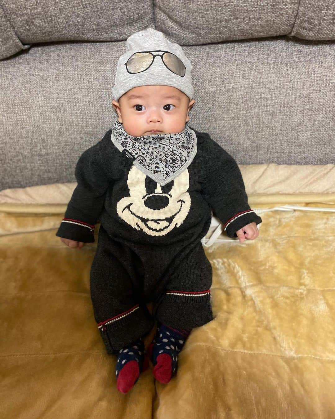 あゆさんのインスタグラム写真 あゆinstagram 琳太朗コーデ むさしとあっきーからもらった服お気に入り 生後2ヶ月 赤ちゃんのいる生活 ベビー服 ベビー服男の子 ベビー 赤ちゃんモデル募集中 ベビーモデル募集中 冬コーデ Gap 11月2日 18