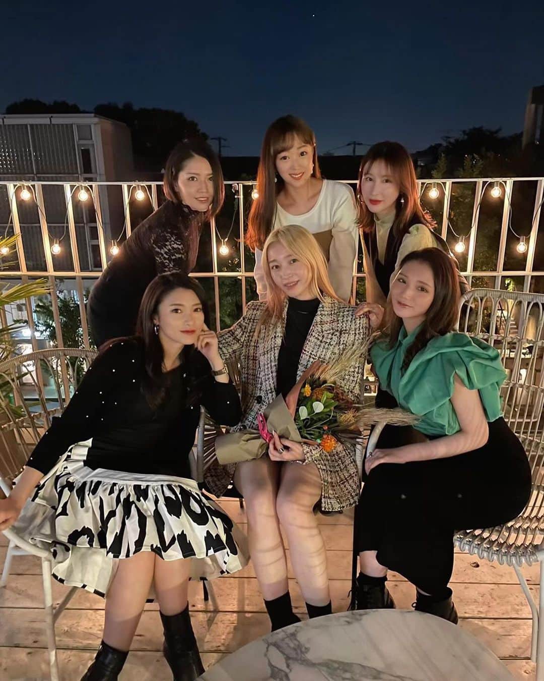 のインスタグラム：「マブダチのハルカがお誕生日だったのでみんなで集まってお祝いディナーした！最高！大好き！ #お誕生日会 #happybirthday」