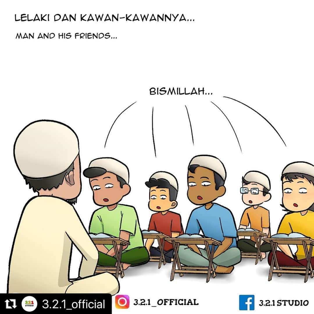 Koleksi Komik Malaysiaさんのインスタグラム写真 - (Koleksi Komik MalaysiaInstagram)「#Repost @3.2.1_official with @make_repost ・・・ Bahagian 2:  Inilah aktiviti lelaki di malam hari. Maafkan saya kerana memecahkan rahsia. Kami tak main game lah! Nampak tak "Nur" kebenaran kat muka kami🥺? Komen dan tag kenalan dan rakan sepejuangan anda untuk menjernihkan keadaan! Err, sambungan internet tengah ok ni. Moba jom😙 . Psss, kami ada halaman rasmi di Instagram @3.2.1_official , Facebook dan juga Twitter! Jemput 'like" dan "follow" halaman rasmi kami😁 . Ingat semua! Amalkan langkah pencegahan Covid-19! Bersama kita putuskan rantaian Covid-19! Tag kawan2, keluarga, abang, adik, kakak, kyodai, nakama, cikgu, kenalan dan komen sikit kat bawah👇😘  . Part 2:  This is men's activities at night. Forgive me for breaking the secret. We don't play games k! Didn't you see that "Nur" of truth on our face 🥺? Comments and tag your contacts and comrade to clarify the situation! Err, internet connection is ok right now, lets Moba😙 . Psss, we have page on Instagram @3.2.1_official, Facebook and Twitter. You guys are invited to "like' and 'follow' our official page there😁 . Remember guys! Practice Covid-19 Prevention Steps! Together we break Covid-19 chain! What else! Tag your friends, family, brothers, sisters, kyodai, nakama, teachers, anyone and comments below👇😘 . #comic #comics #comicstrip #animation #malaysia #komik #komikmalaysia #animasi #anime #cartoon #cartoonist #cartoons #drawing #illustration #mangaartist #mangadrawing #illustrator #komikstrip #gengkomik #webcomic #webtoon #kartun #friendship #kawan #covid_19 #321OFFICIAL #stayhome #malaysiancomic #sekolah」11月2日 19時40分 - tokkmungg_exclusive