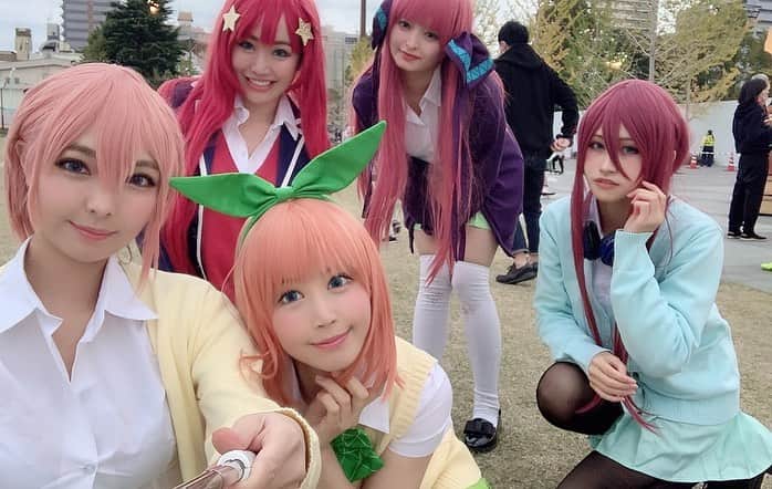 南里さんのインスタグラム写真 - (南里Instagram)「可愛い五つ子  今なら選び放題です  誰を選びましょうか？  #instagood#taiwan#indonesia#可愛い#sexy #instafollow #kawaii #anime#cosplay #cute#gravure#idol#japan #japanesegirl#asiangirl#gravureidol#instadaily#五等分の花嫁 #中野一花#中野二乃 #中野三玖 #中野四葉 #中野五月  #併せ撮影#アコスタ#acosta」11月2日 19時54分 - nanri0027