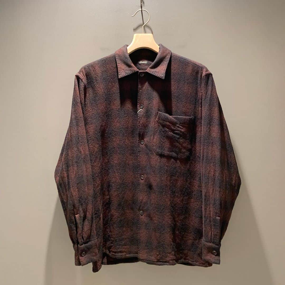 BEAMS JAPANさんのインスタグラム写真 - (BEAMS JAPANInstagram)「＜COMOLI＞ Mens Wool Check Open Collar Shirt ¥48,000+TAX Item No.11-11-6563 BEAMS JAPAN 2F ☎︎03-5368-7317 @beams_japan #comoli #beams #beamsjapan #beamsjapan2nd Instagram for New Arrivals Blog for Recommended Items」11月2日 19時57分 - beams_japan