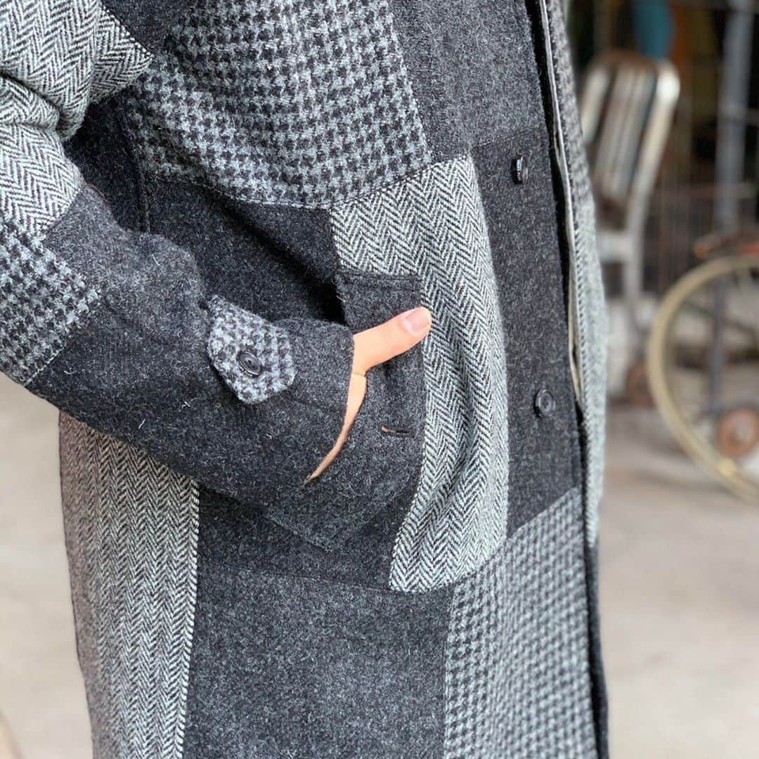 BEAMS+さんのインスタグラム写真 - (BEAMS+Instagram)「BEAMS PLUS STYLE  #beams #beamsplus #beamsplusharajuku #harajuku #tokyo  #harristweed #balcollarcoat #coat #tweedcoat #patchwork #patchworkcoat #mensfashion #mensstyle #menswear #keepfashionalive」11月2日 20時31分 - beams_plus_harajuku