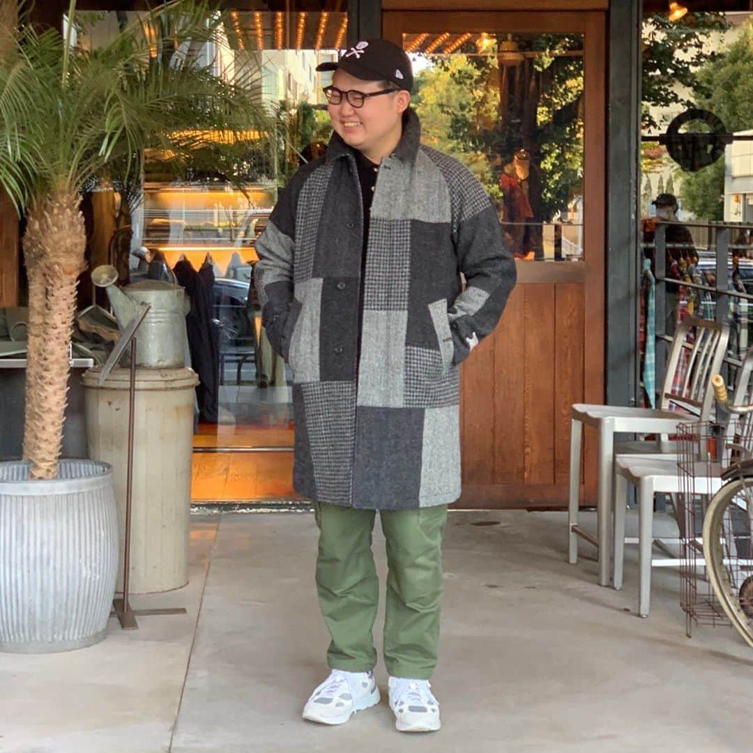 BEAMS+さんのインスタグラム写真 - (BEAMS+Instagram)「BEAMS PLUS STYLE  #beams #beamsplus #beamsplusharajuku #harajuku #tokyo  #harristweed #balcollarcoat #coat #tweedcoat #patchwork #patchworkcoat #mensfashion #mensstyle #menswear #keepfashionalive」11月2日 20時32分 - beams_plus_harajuku