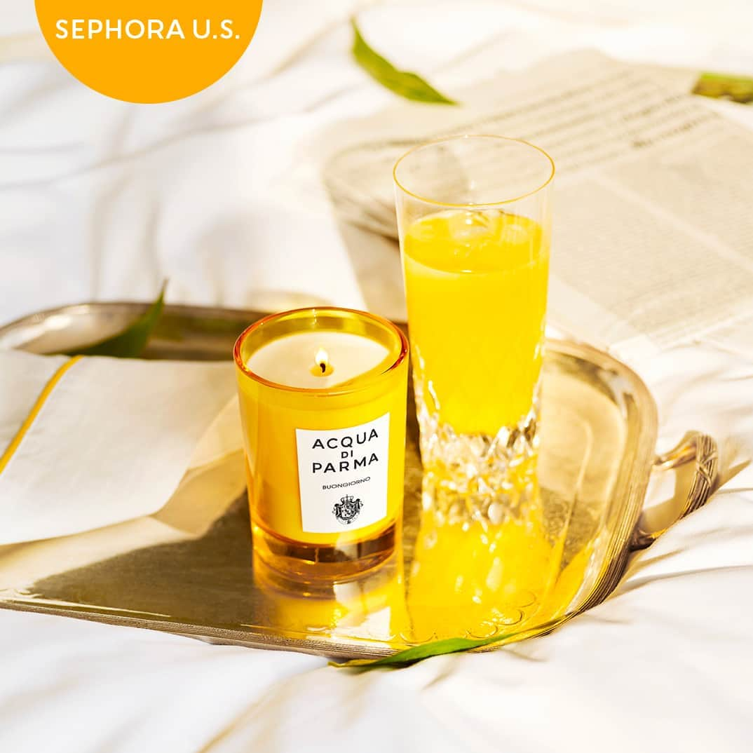 アクアディパルマさんのインスタグラム写真 - (アクアディパルマInstagram)「The first glimpse of the morning sun, steeped in fresh aromas of the Italian countryside.⁣ Shop Buongiorno Candle now on @sephora checkout.⁣⁣ .⁣⁣⁣ .⁣⁣⁣ #acquadiparma #homecollection #buongiorno #sephora #checkout」11月2日 21時00分 - acquadiparma