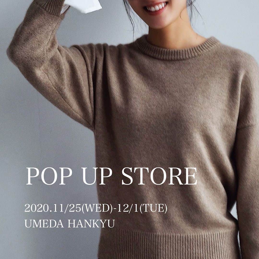 湯浅喬子のインスタグラム：「pop up store🗣 umeda hankyu🤍  阪急うめだ本店3Fにて @k__a__r__r__y 期間限定shopを 開催致します！  【期間】 11月25日(wed)-12月1日(tue)  マルニカフェの前です♡  先行アイテムなども後日 ご紹介させてください😍🙏  今からとってもドキドキしますが、 沢山の方にお会いできることを 心より楽しみにしています☺️✨✨  #karry#キャリー#popup#shop」