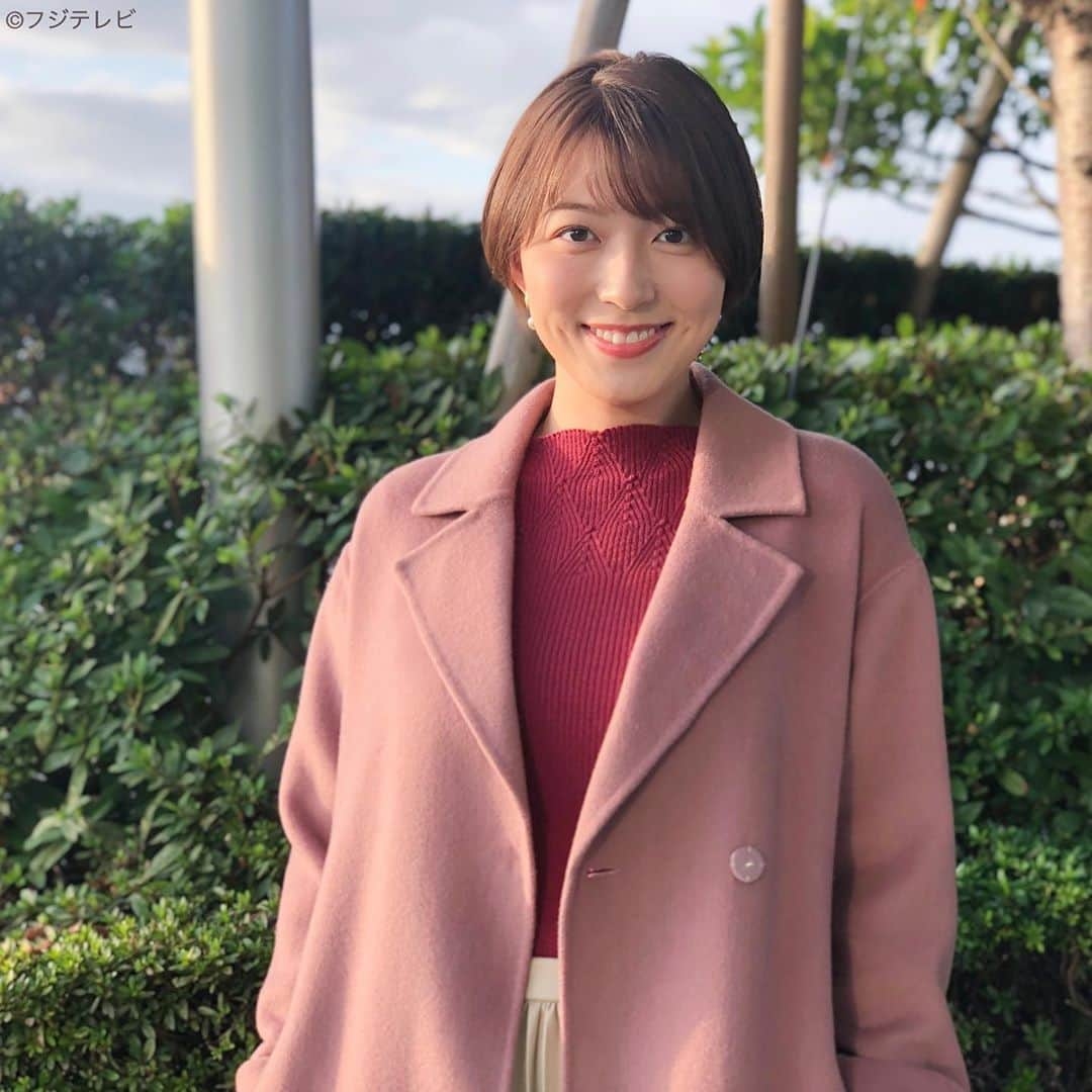 フジテレビ「めざましテレビ」さんのインスタグラム写真 - (フジテレビ「めざましテレビ」Instagram)「11月2日（月） ・ ファッション雑誌CanCamとコラボした お天気コーナー「きょう何着て行く？」 阿部華也子の毎日のコーデを紹介♪ ・ 【きょうのコーデ】 コート→#31sonsdemode ２万5000円 ニット→#MEWSREFINEDCLOTHES 3900円 スカートearthmusic&ecology 3990円 靴→#ダイアナ　２万3500円 ピアス→#AMERICANHOLIC 1490円 ・ 【コーデのポイント】 定番のプリーツスカートをフェイクレザー素材で新鮮にアップデート✨ リッチ感もプラスされて今っぽい上品な着こなしが完成します💁🏻‍♀️ こっくりボルドーのニットを合わせて秋ムードを楽しみましょう🍁 ・ #めざましテレビ #きょう何着て行く？ #阿部華也子 #今日のコーデ#コーデ #CanCam #今日のファッション#ootd #きょう何着て行く？は月〜金朝6時22分ごろ放送！」11月2日 21時56分 - mezamashi.tv