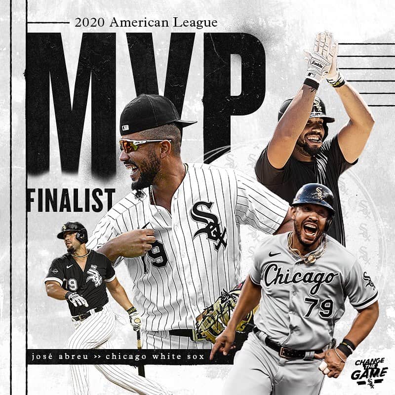 シカゴ・ホワイトソックスのインスタグラム：「Jo-sé! Jo-sé! Jo-sé!  José Abreu has been named an American League MVP finalist.」
