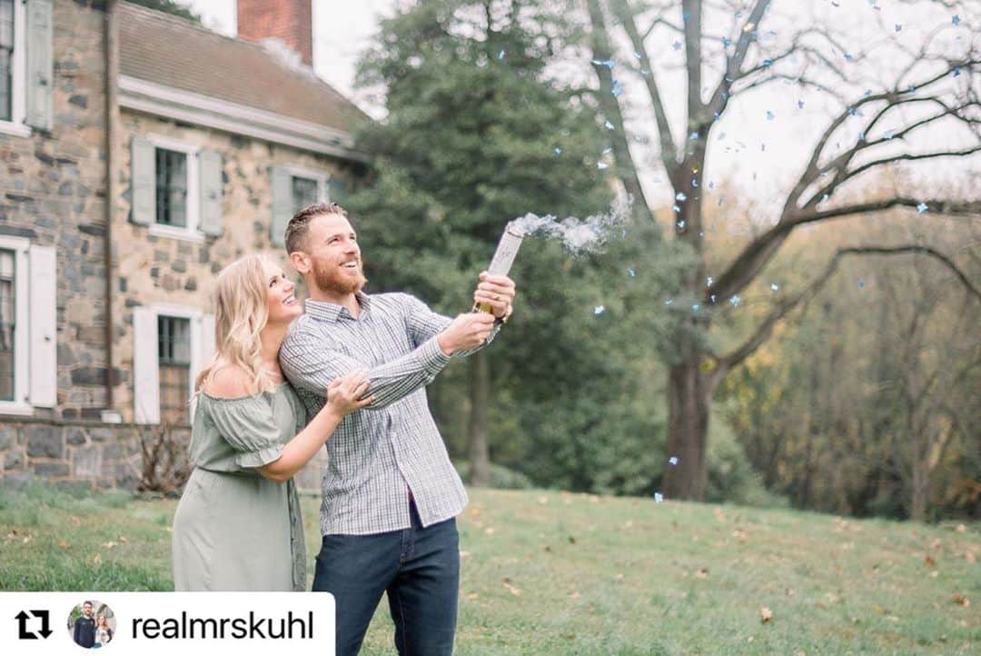 ピッツバーグ・パイレーツのインスタグラム：「He’s gonna be one #KuhlKid! Congrats to Chad and Amanda 💙」