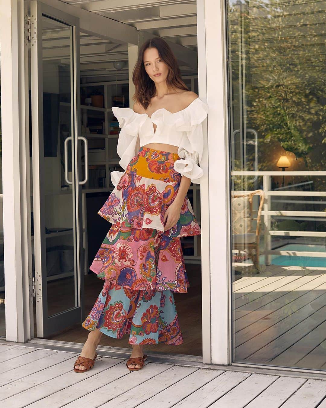 Saks Fifth Avenueのインスタグラム：「New-season styles that spark joy: discover pops of color and playful prints, courtesy of @zimmermann. #SaksStyle」