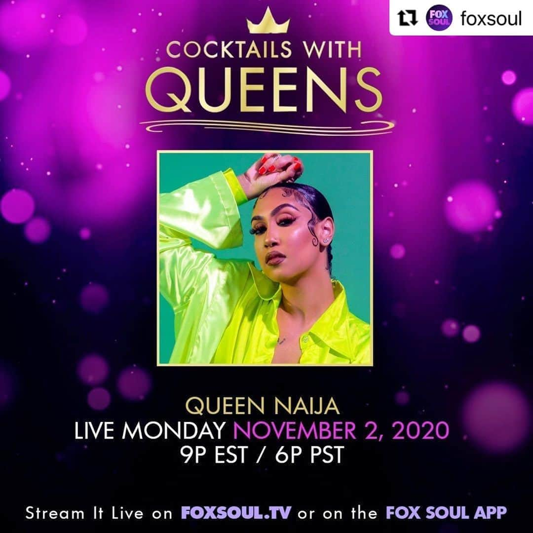 クラウディア・ジョーダンさんのインスタグラム写真 - (クラウディア・ジョーダンInstagram)「Adding another Queen to the line up tonight- @queennaija is joining us on @FoxSoul download the app or the arch us online on FoxSoul.tv or watch us on your television on  #TUBI #XUMO #FoxNow #FireTV #YouTube #ROKU #AppleTV #CaffeineDotTV」11月3日 9時26分 - claudiajordan