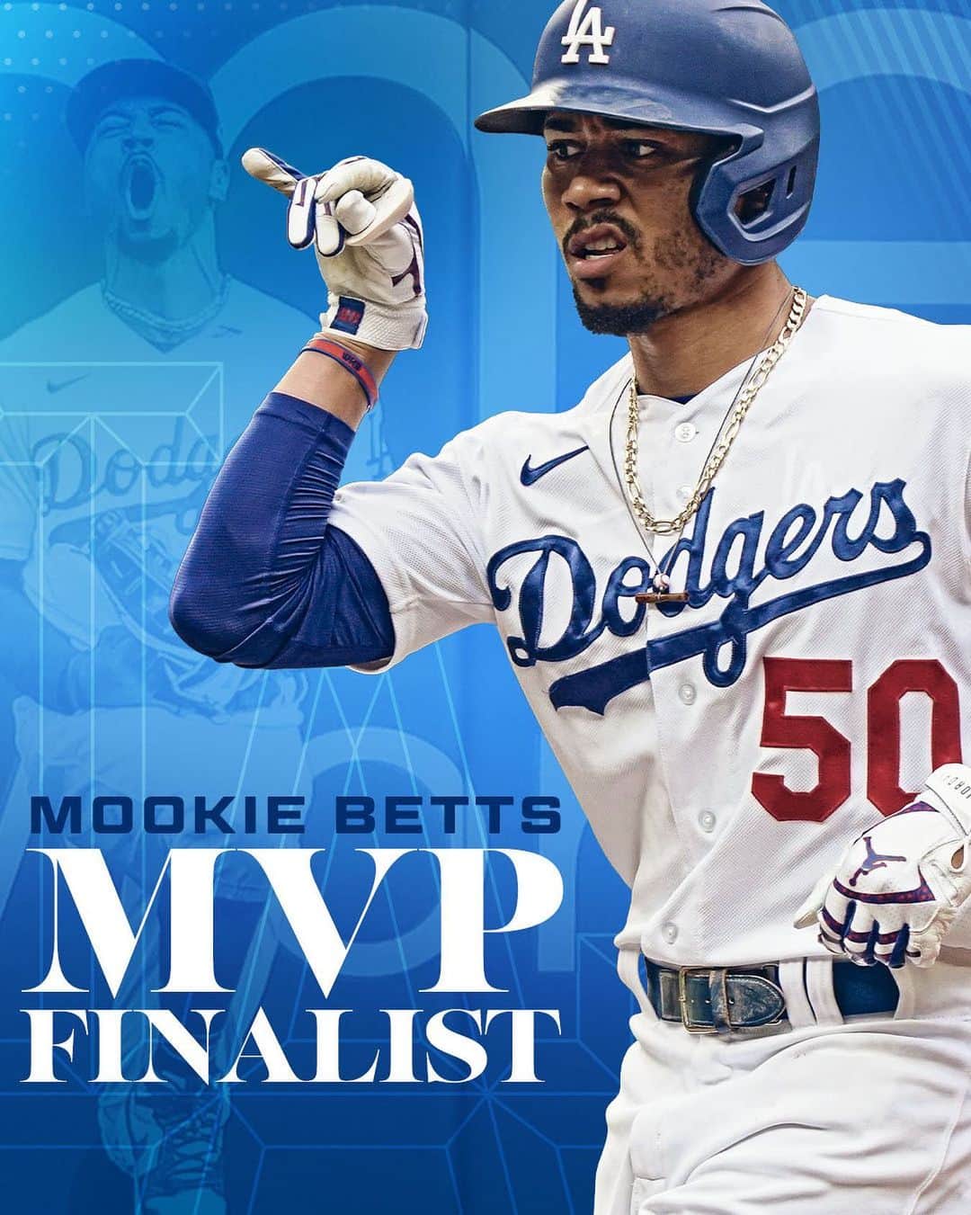 Los Angeles Dodgersさんのインスタグラム写真 - (Los Angeles DodgersInstagram)「No surprises here.⁣ ⁣ Congratulations @mookiebetts on being named a finalist for MVP!」11月3日 9時38分 - dodgers