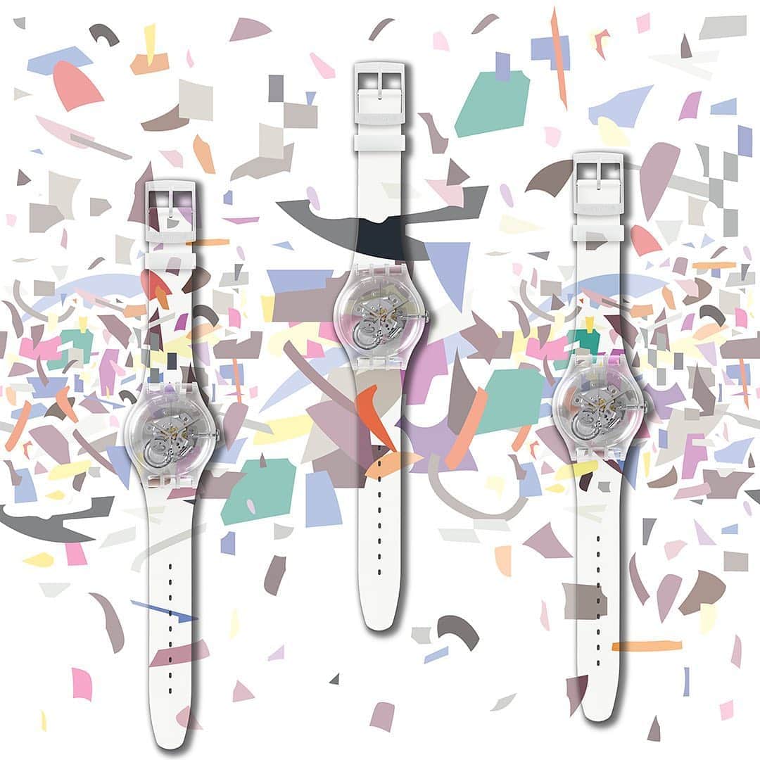 Swatchさんのインスタグラム写真 - (SwatchInstagram)「Don't miss the chance to add some color into these autumn days - with the exclusive #SwatchxYou art work by @dmitriaske. Which one is your favorite 1, 2 or 3?」11月3日 0時59分 - swatch