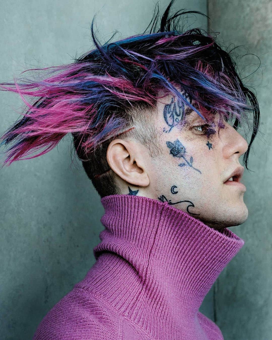 マリオ・テスティーノのインスタグラム：「LIL' PEEP, 2017   #WOWMarioTestino #LilPeep」
